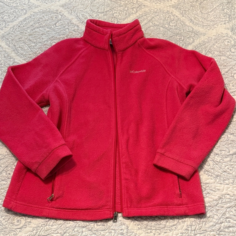 Columbia Kids Fleece Jacket - Bright Pink
